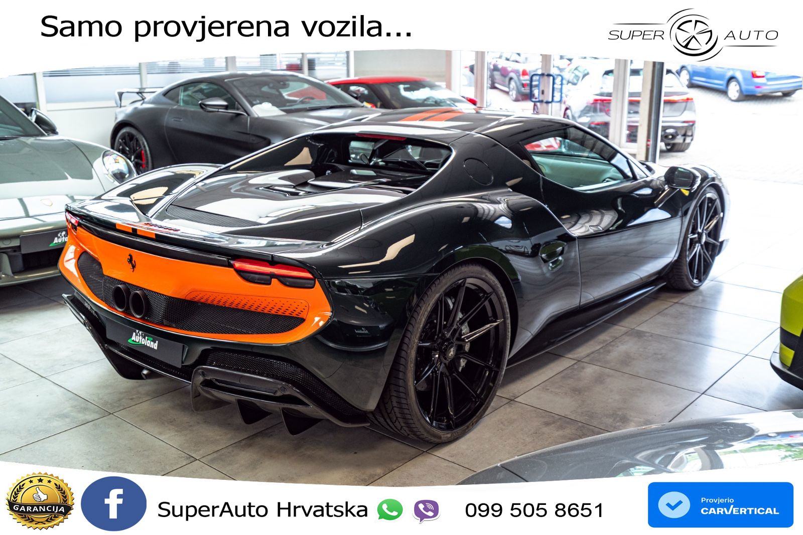 Ferrari 296 GTB 3.0 V6 (830 KS) F1 DCT LED+ACC