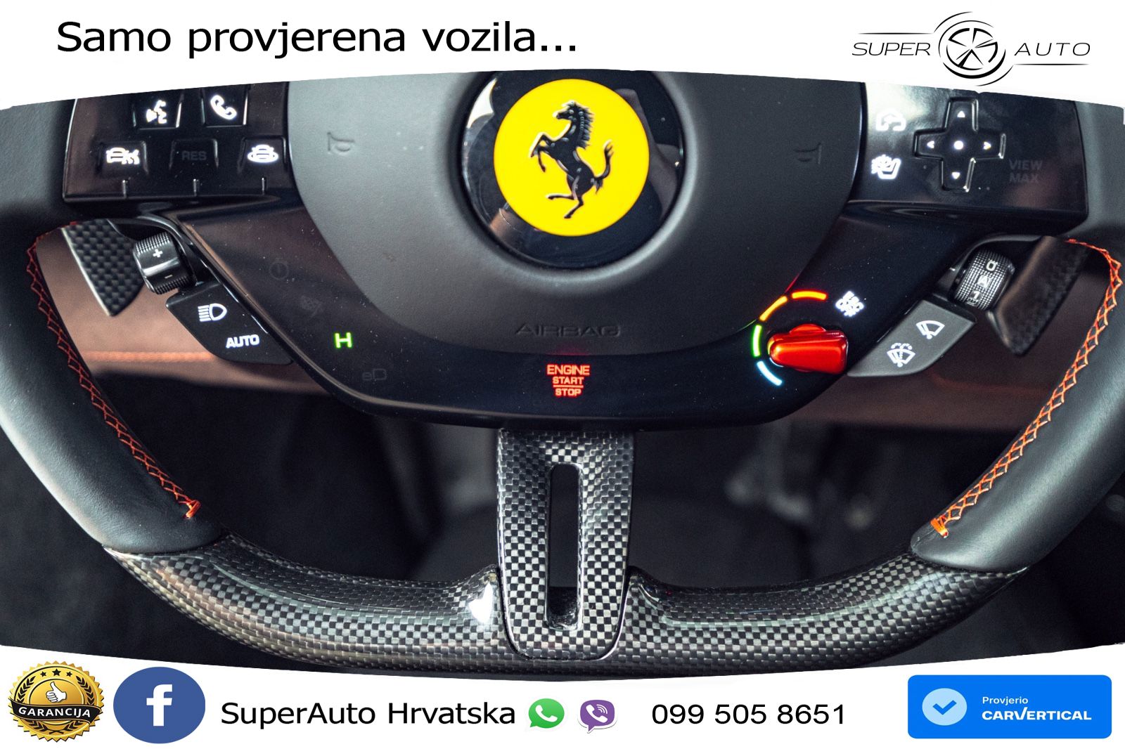 Ferrari 296 GTB 3.0 V6 (830 KS) F1 DCT LED+ACC