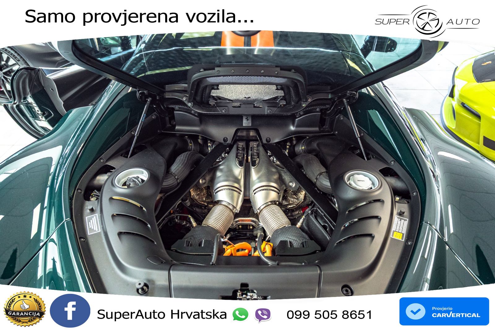 Ferrari 296 GTB 3.0 V6 (830 KS) F1 DCT LED+ACC