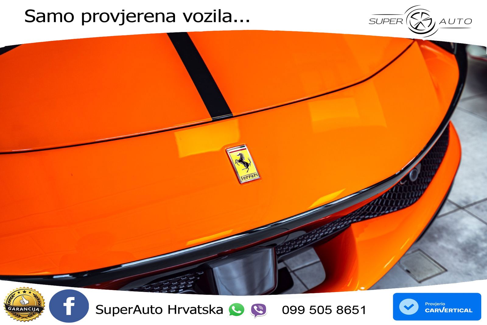 Ferrari 296 GTB 3.0 V6 (830 KS) F1 DCT LED+ACC