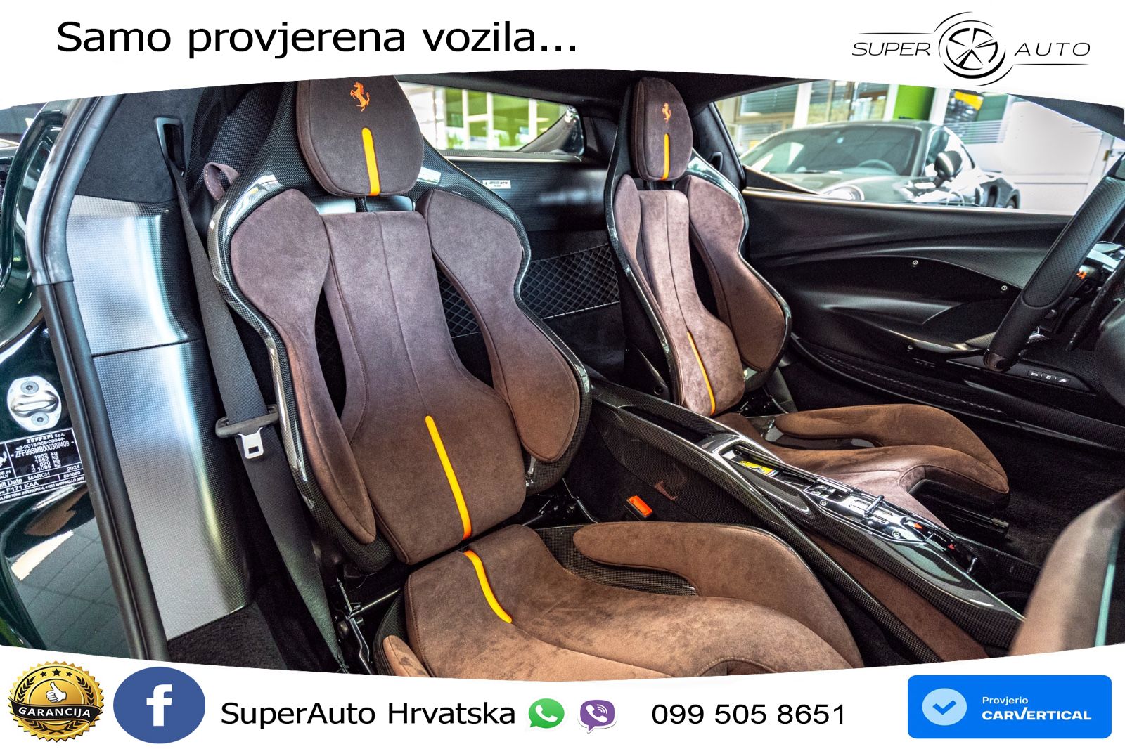 Ferrari 296 GTB 3.0 V6 (830 KS) F1 DCT LED+ACC