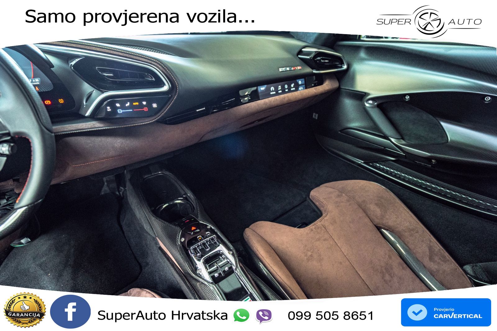 Ferrari 296 GTB 3.0 V6 (830 KS) F1 DCT LED+ACC