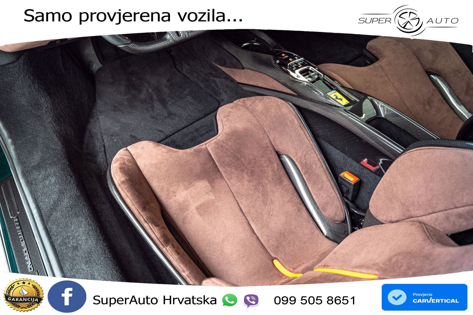 Ferrari 296 GTB 3.0 V6 (830 KS) F1 DCT LED+ACC