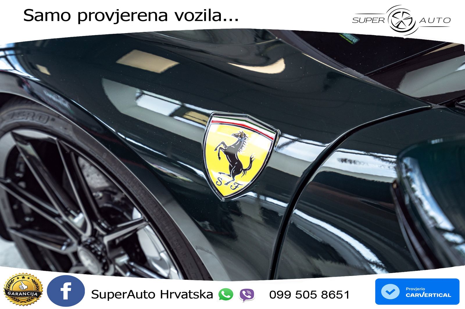 Ferrari 296 GTB 3.0 V6 (830 KS) F1 DCT LED+ACC