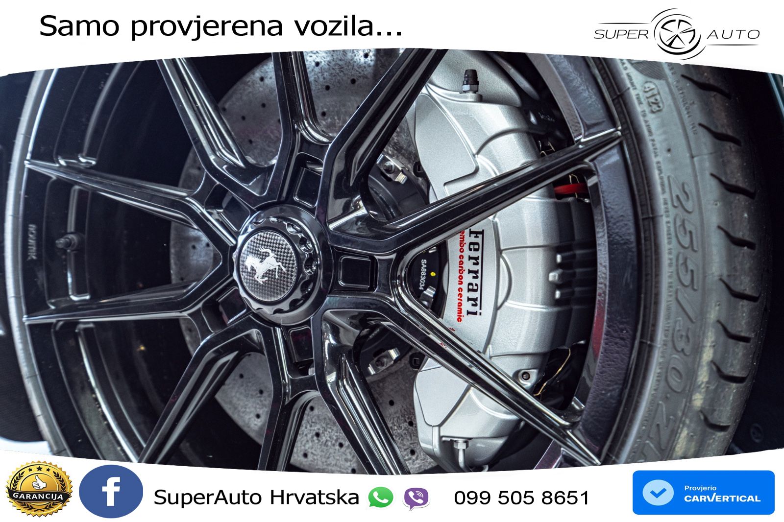 Ferrari 296 GTB 3.0 V6 (830 KS) F1 DCT LED+ACC