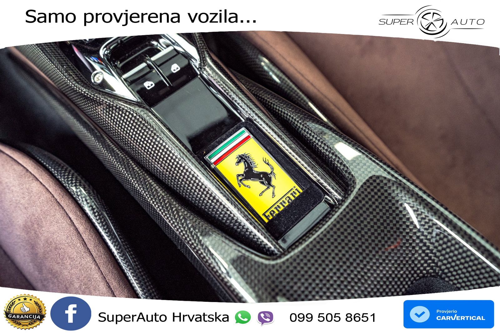 Ferrari 296 GTB 3.0 V6 (830 KS) F1 DCT LED+ACC