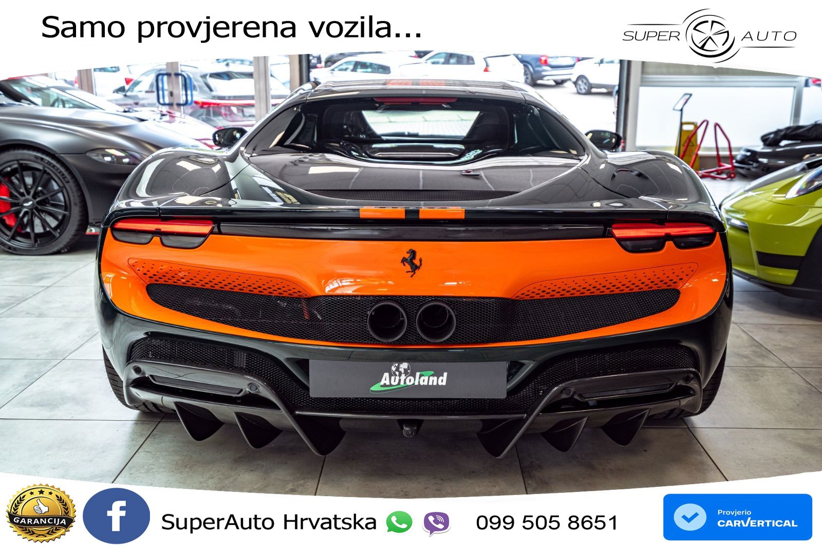 Ferrari 296 GTB 3.0 V6 (830 KS) F1 DCT LED+ACC
