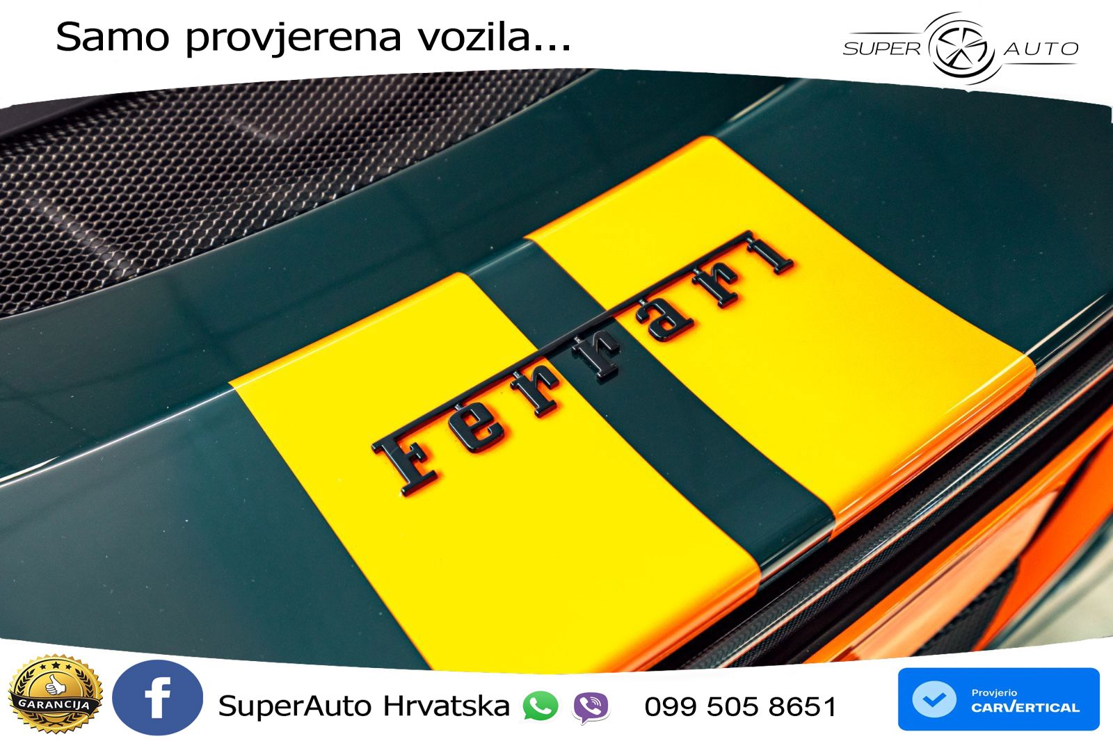 Ferrari 296 GTB 3.0 V6 (830 KS) F1 DCT LED+ACC