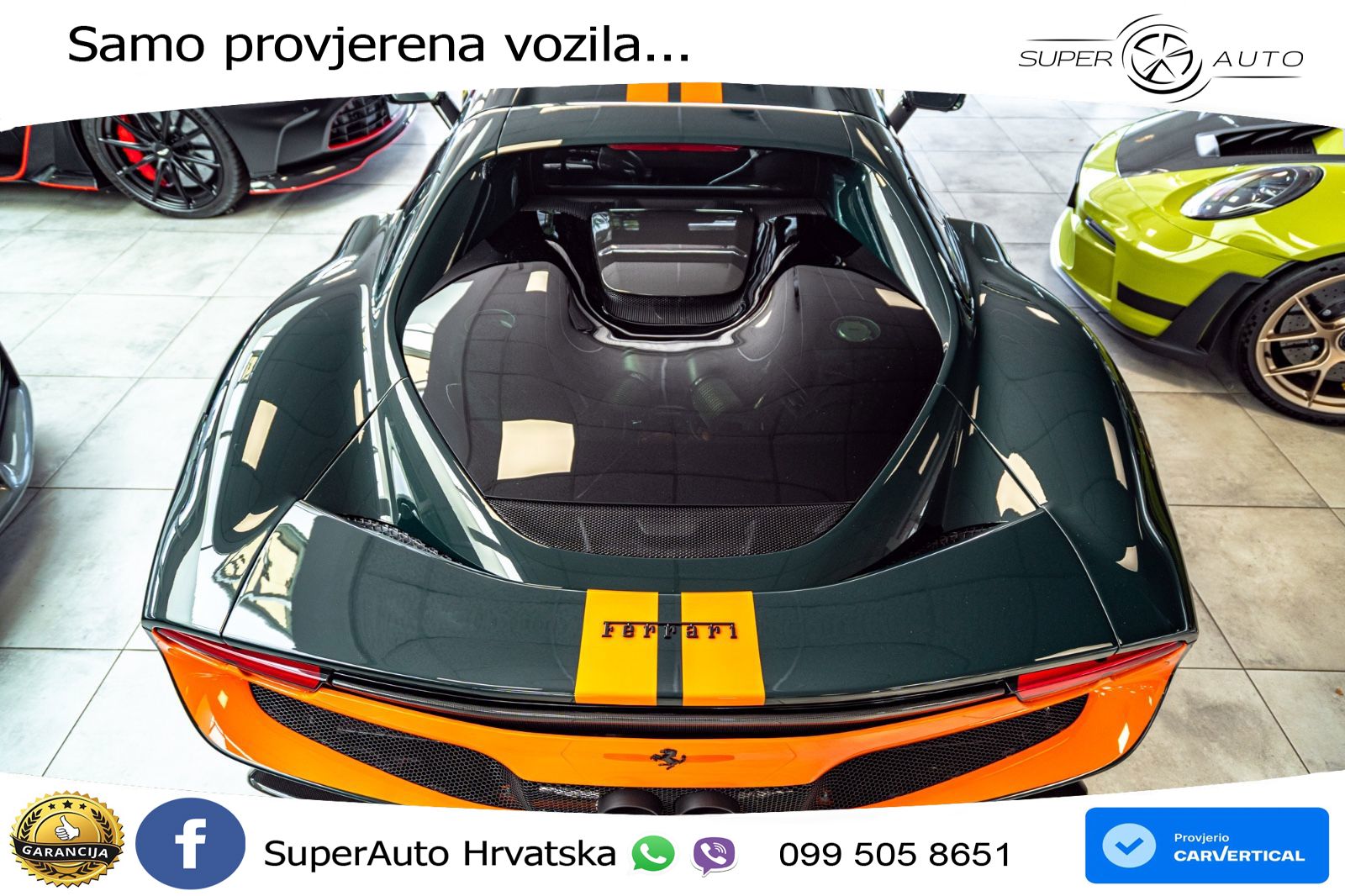 Ferrari 296 GTB 3.0 V6 (830 KS) F1 DCT LED+ACC