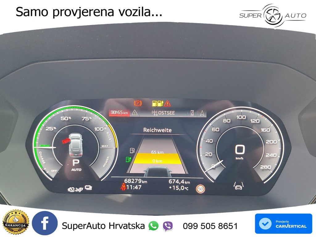 Audi A3 40 TFSIe (204 KS) S tronic advanced LED+GR SJED+ACC