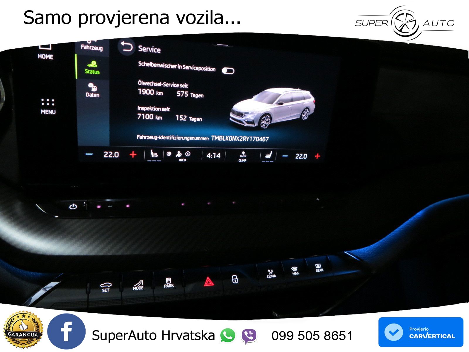 Škoda Octavia Combi RS 2.0 TDI (200 KS) 4x4 DSG LED+GR SJED+ACC