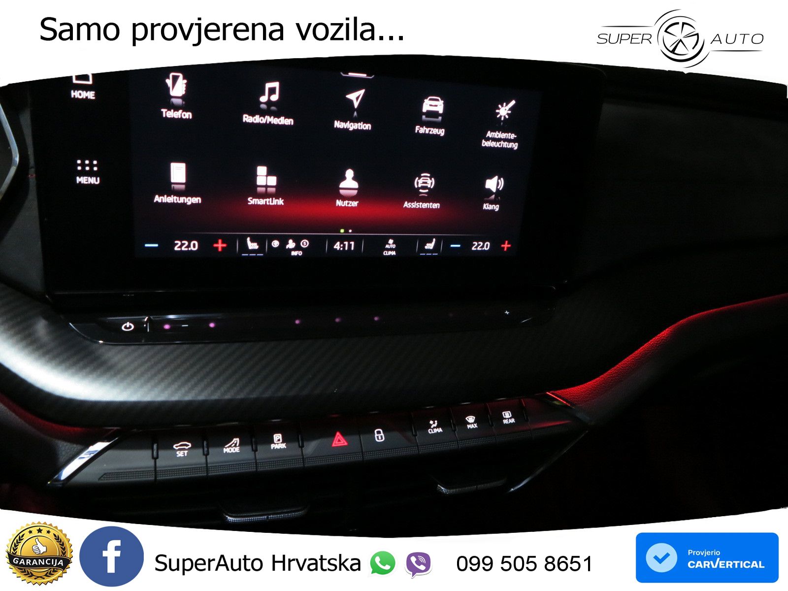 Škoda Octavia Combi RS 2.0 TDI (200 KS) 4x4 DSG LED+GR SJED+ACC