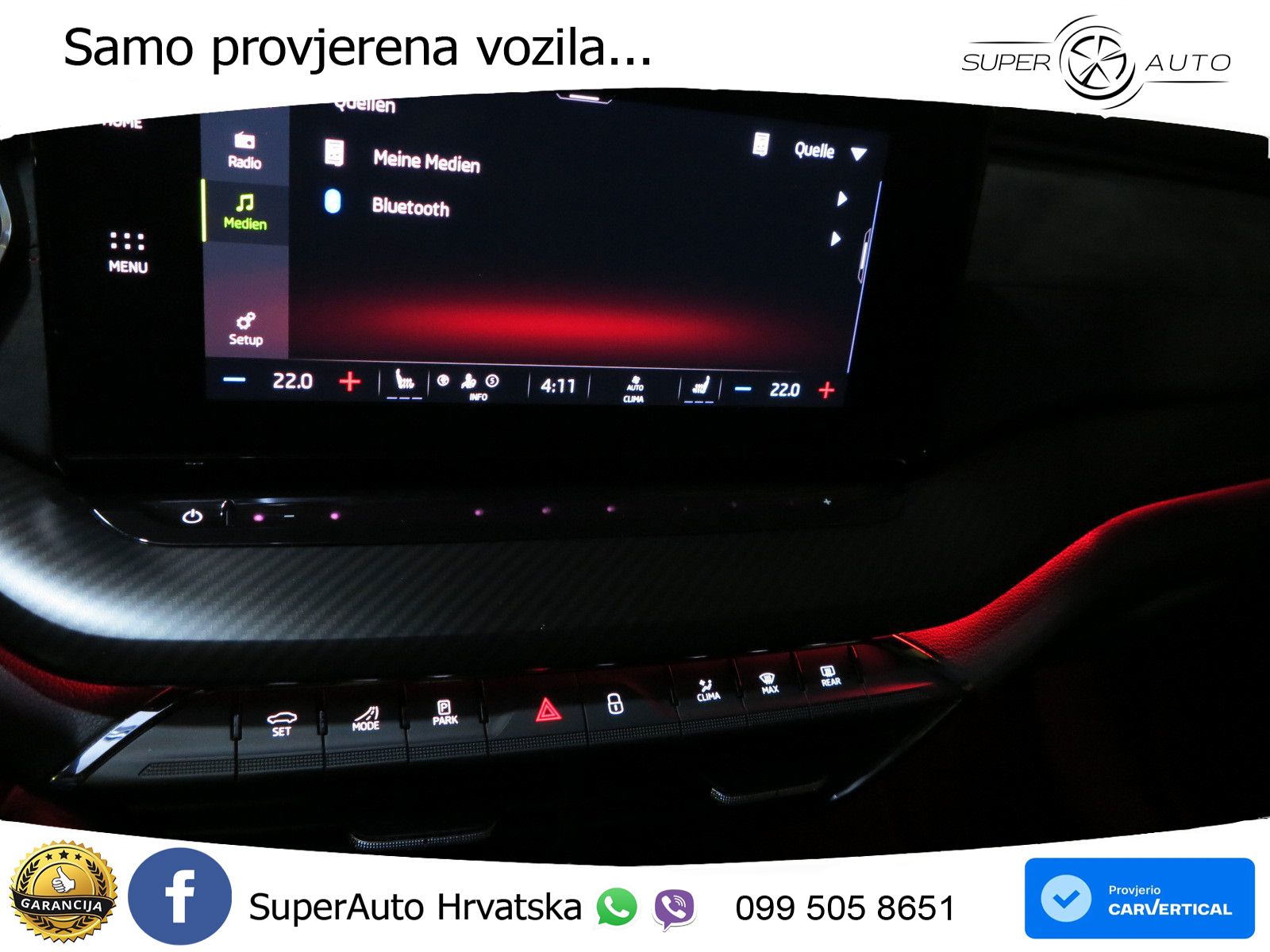 Škoda Octavia Combi RS 2.0 TDI (200 KS) 4x4 DSG LED+GR SJED+ACC