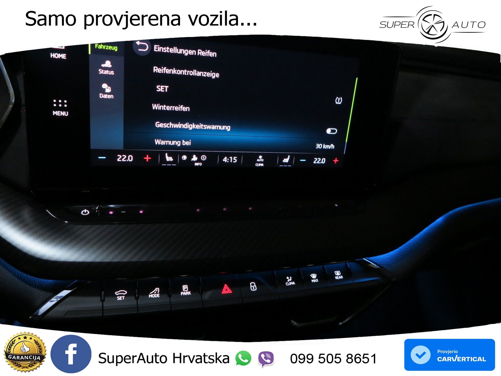 Škoda Octavia Combi RS 2.0 TDI (200 KS) 4x4 DSG LED+GR SJED+ACC