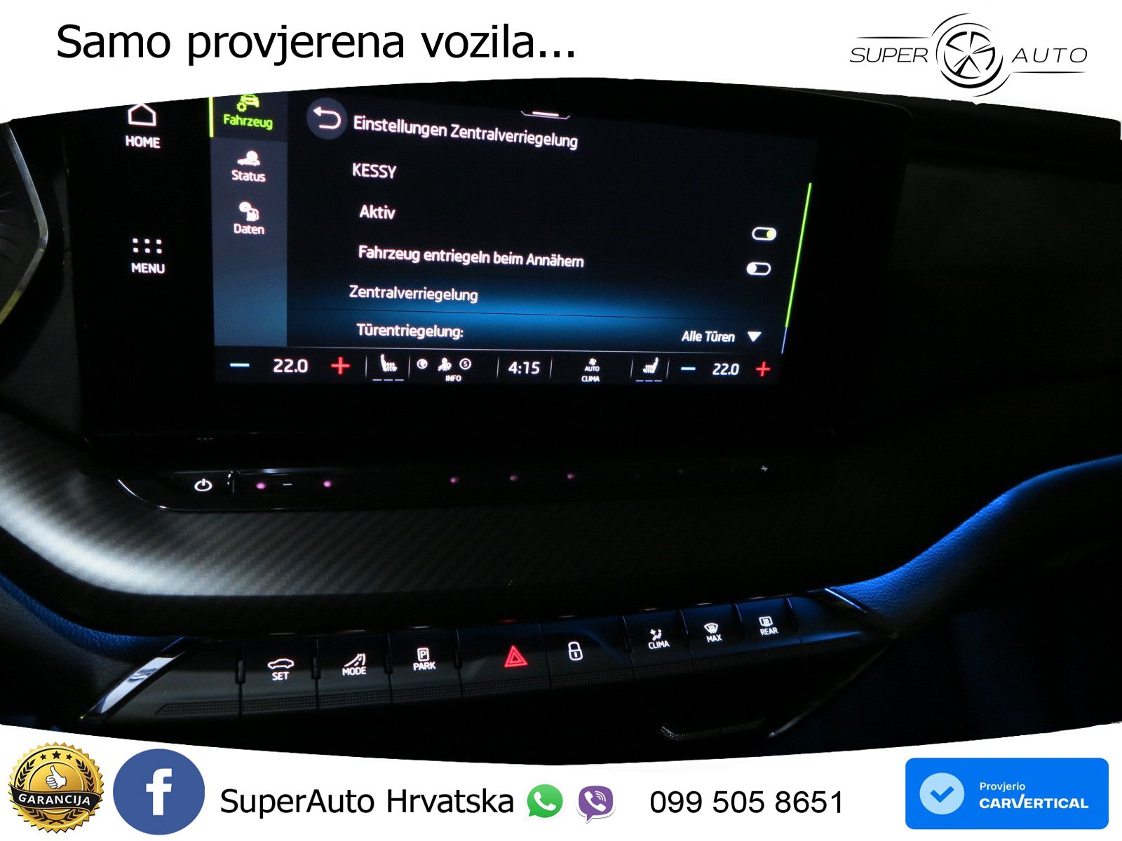 Škoda Octavia Combi RS 2.0 TDI (200 KS) 4x4 DSG LED+GR SJED+ACC