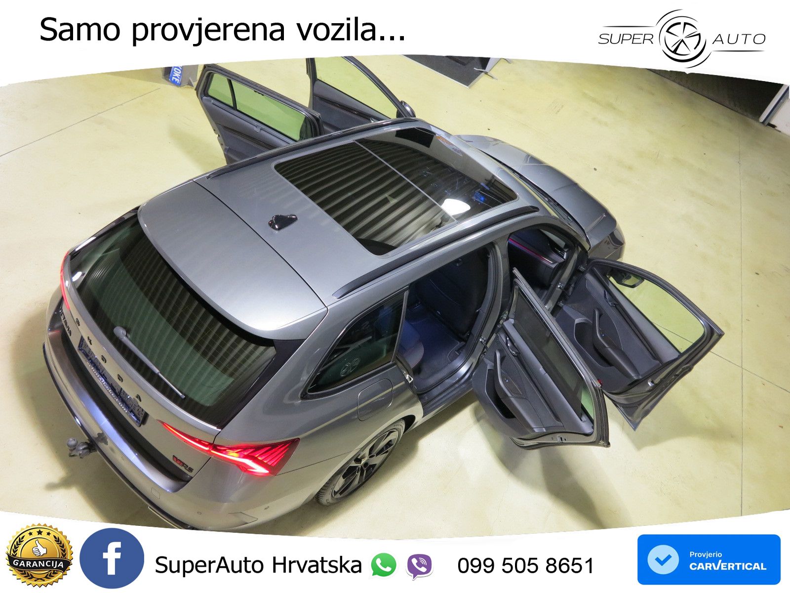 Škoda Octavia Combi RS 2.0 TDI (200 KS) 4x4 DSG LED+GR SJED+ACC