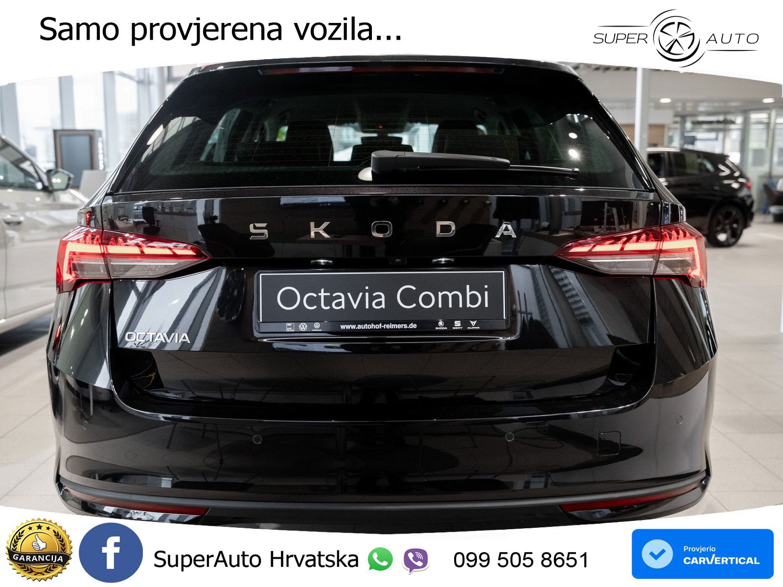Škoda Octavia Combi 1.5 TSI (150 KS) DSG LED+GR SJED+ACC