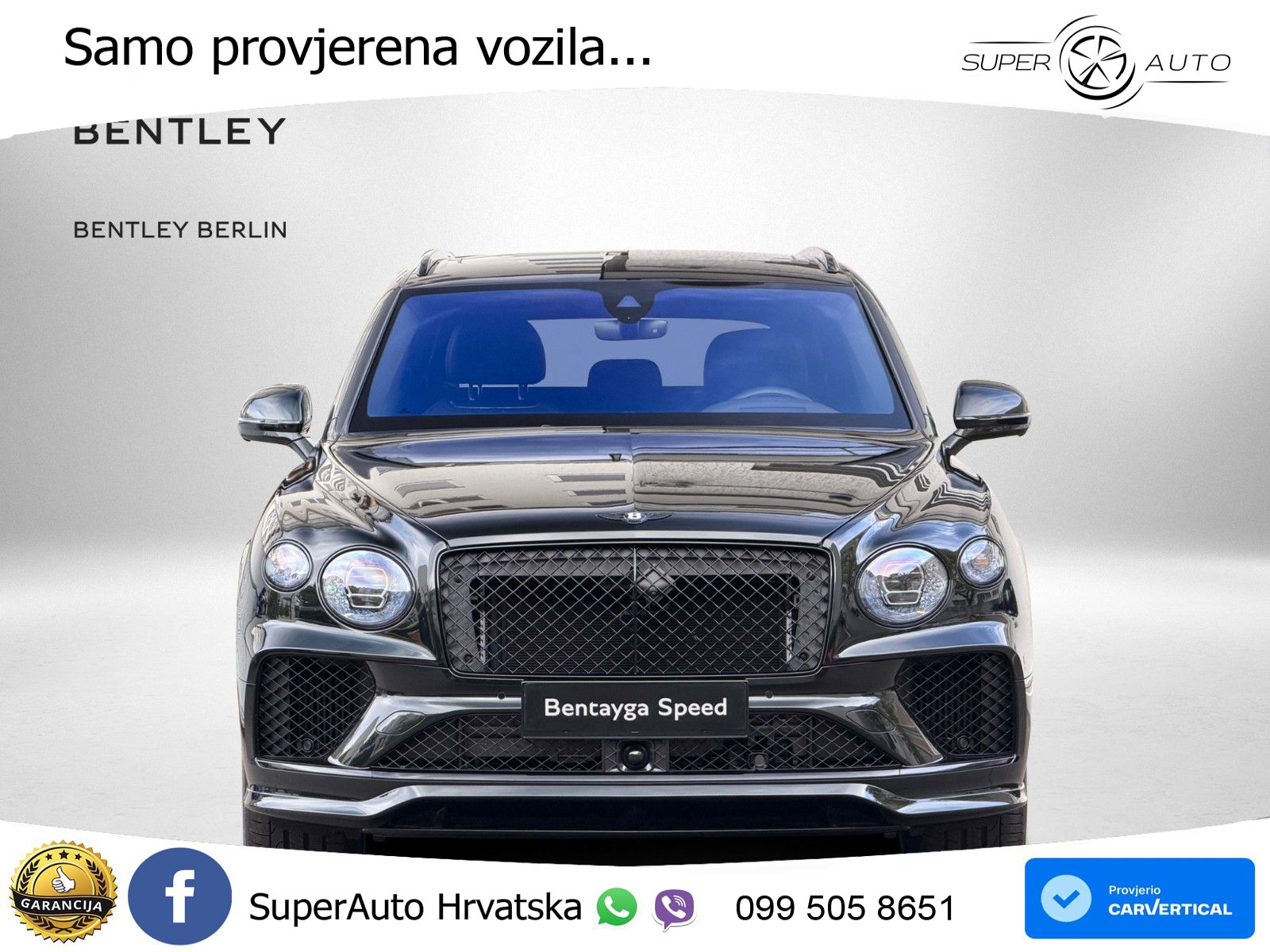 Bentley Bentayga Speed 4.0 V8 (650 KS) AWD Automatic LED+GR SJED+ACC