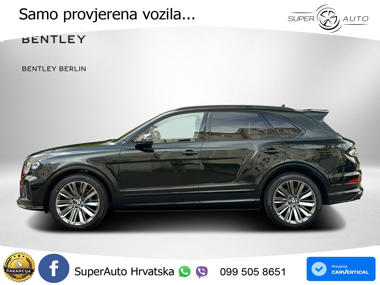 Bentley Bentayga Speed 4.0 V8 (650 KS) AWD Automatic LED+GR SJED+ACC