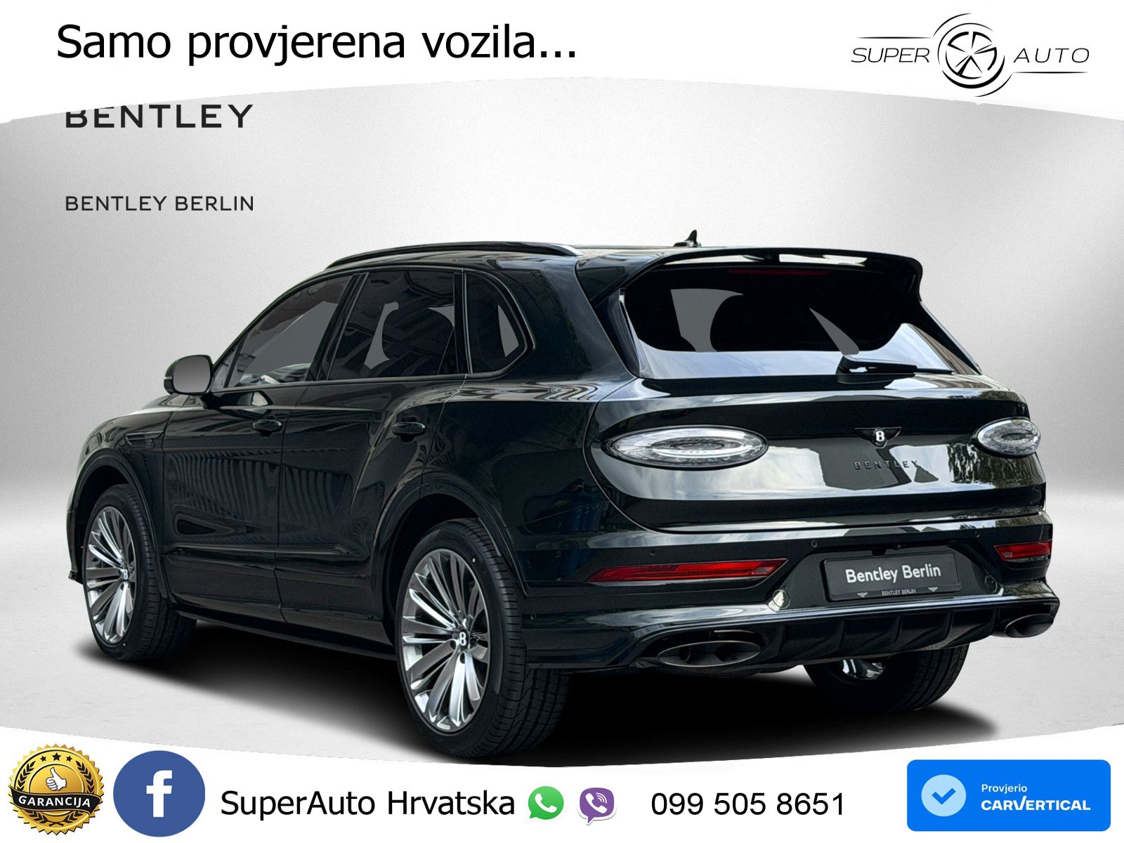 Bentley Bentayga Speed 4.0 V8 (650 KS) AWD Automatic LED+GR SJED+ACC