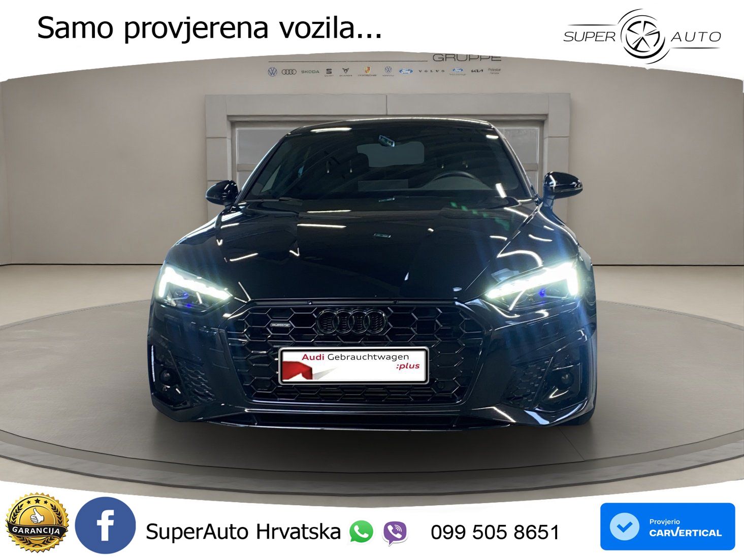 Audi A5 Sportback  40 TFSI (204 KS) quattro S tronic S line MATRIX+GR SJED+KAM