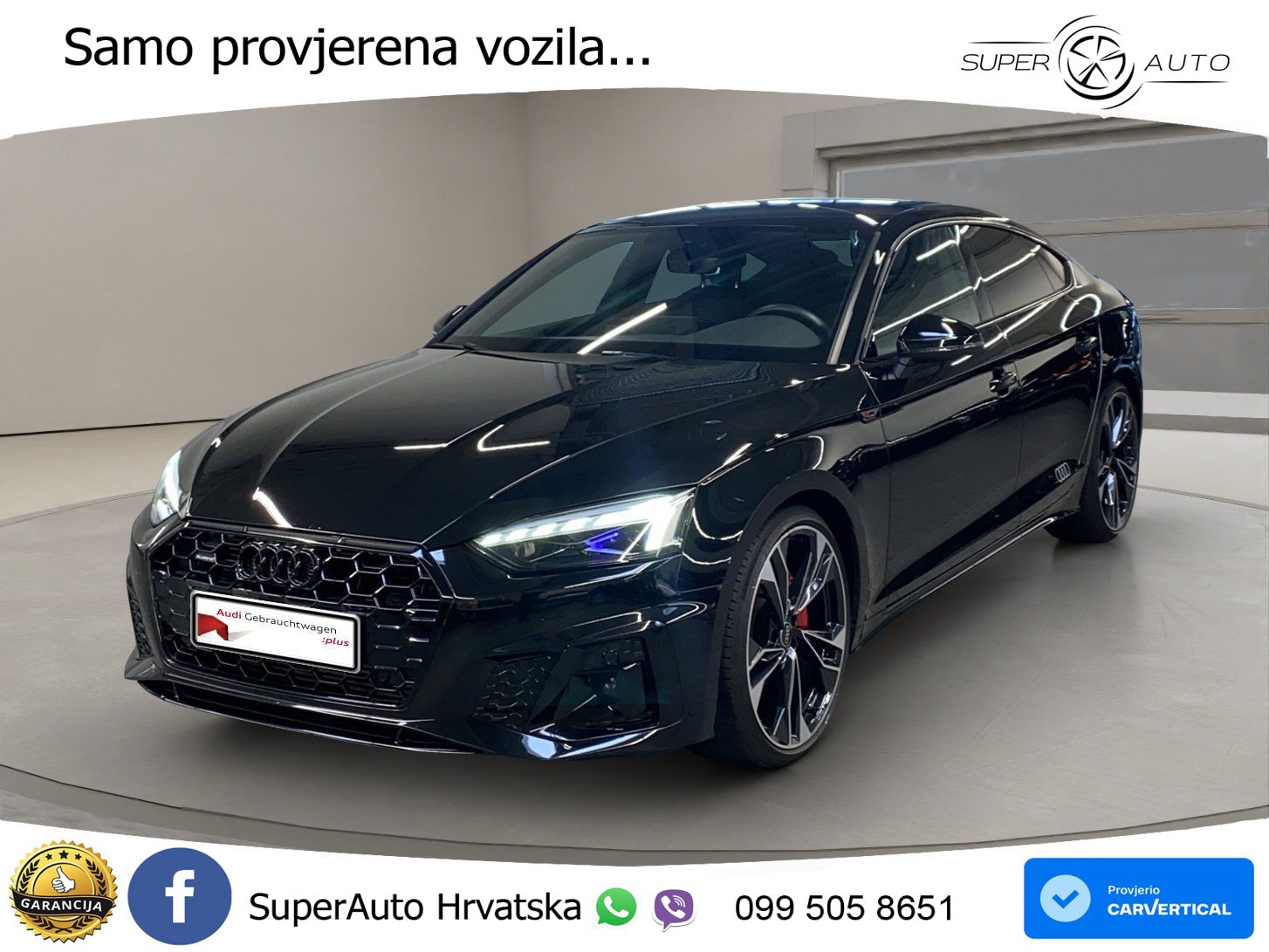 Audi A5 Sportback  40 TFSI (204 KS) quattro S tronic S line MATRIX+GR SJED+KAM