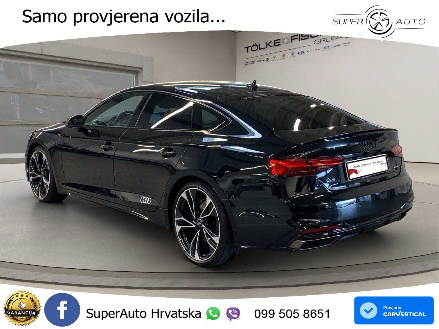 Audi A5 Sportback  40 TFSI (204 KS) quattro S tronic S line MATRIX+GR SJED+KAM