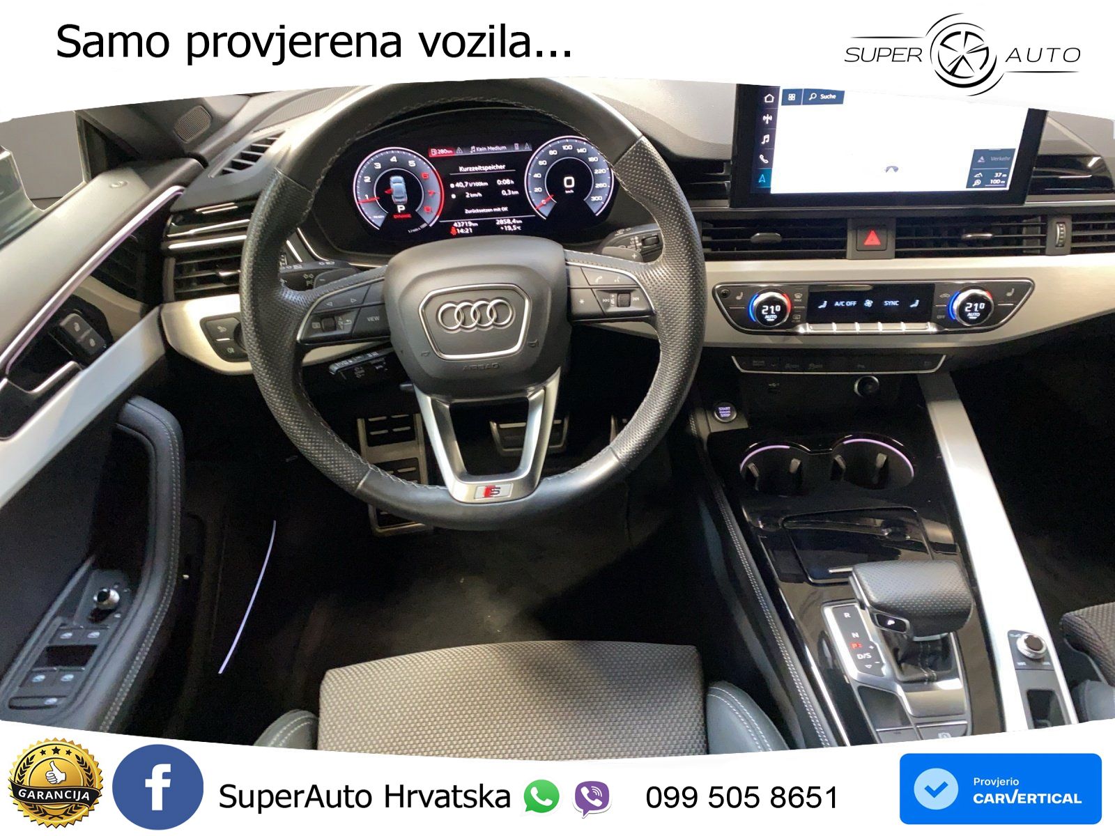 Audi A5 Sportback  40 TFSI (204 KS) quattro S tronic S line MATRIX+GR SJED+KAM