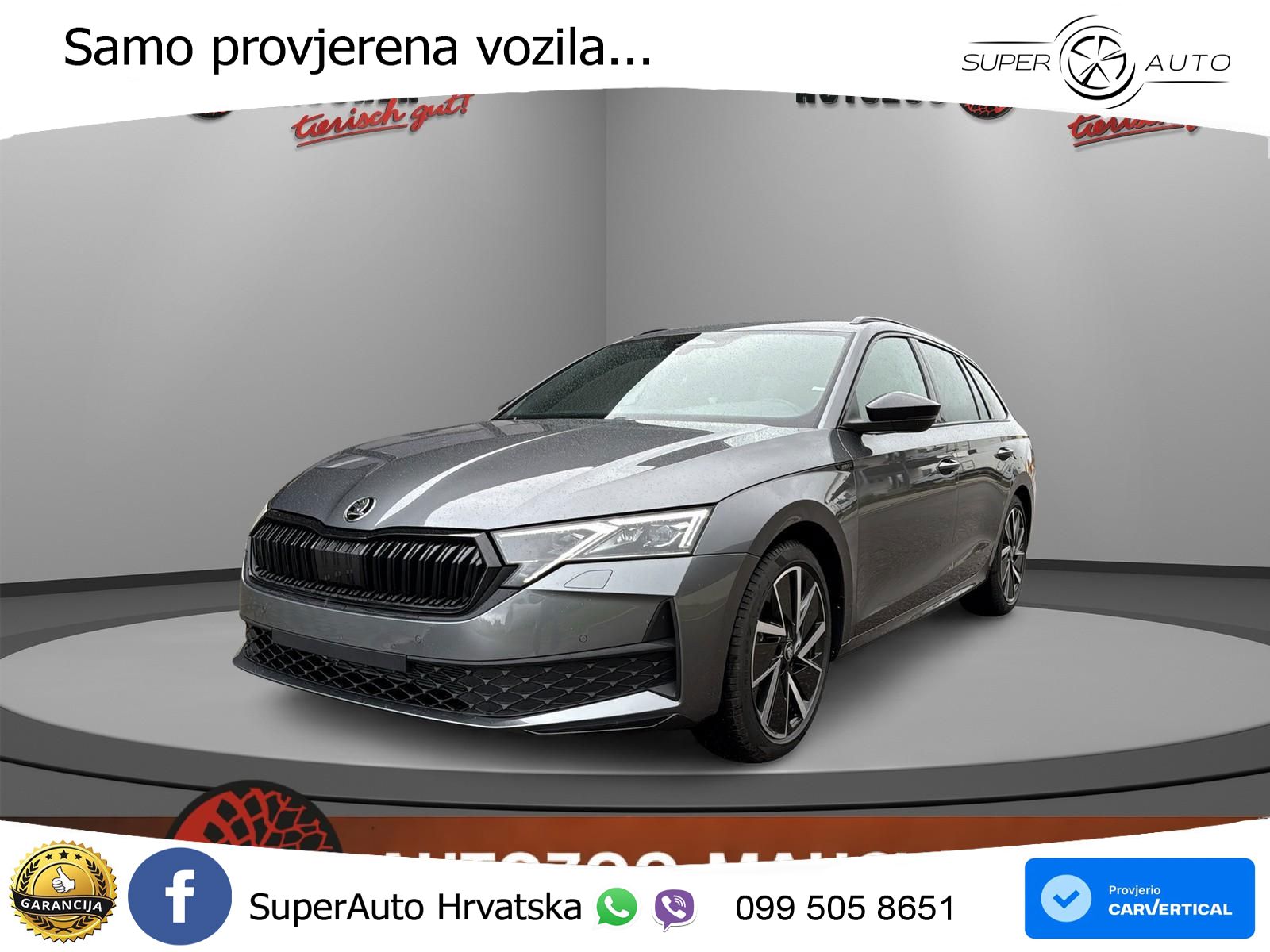 Škoda Octavia Combi 2.0 TDI (150 KS) DSG MATRIX+GR SJED+KAM