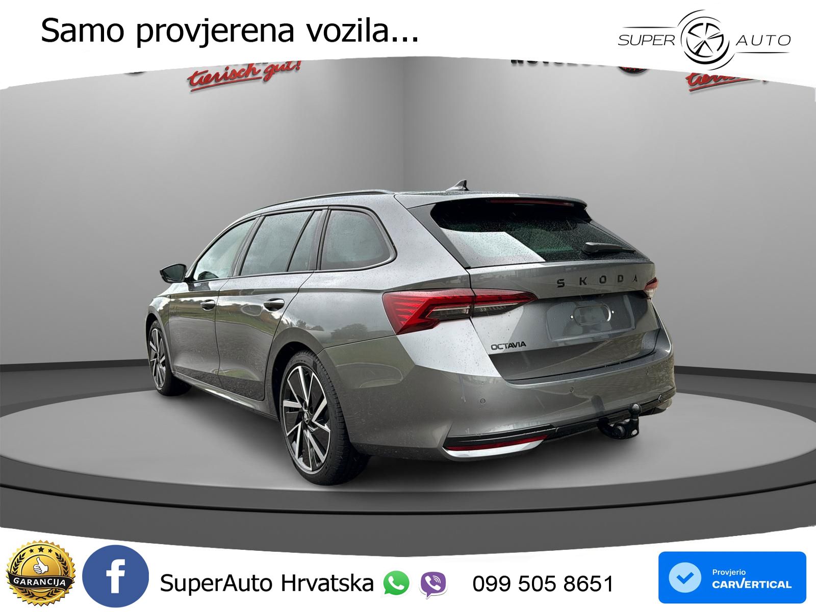 Škoda Octavia Combi 2.0 TDI (150 KS) DSG MATRIX+GR SJED+KAM