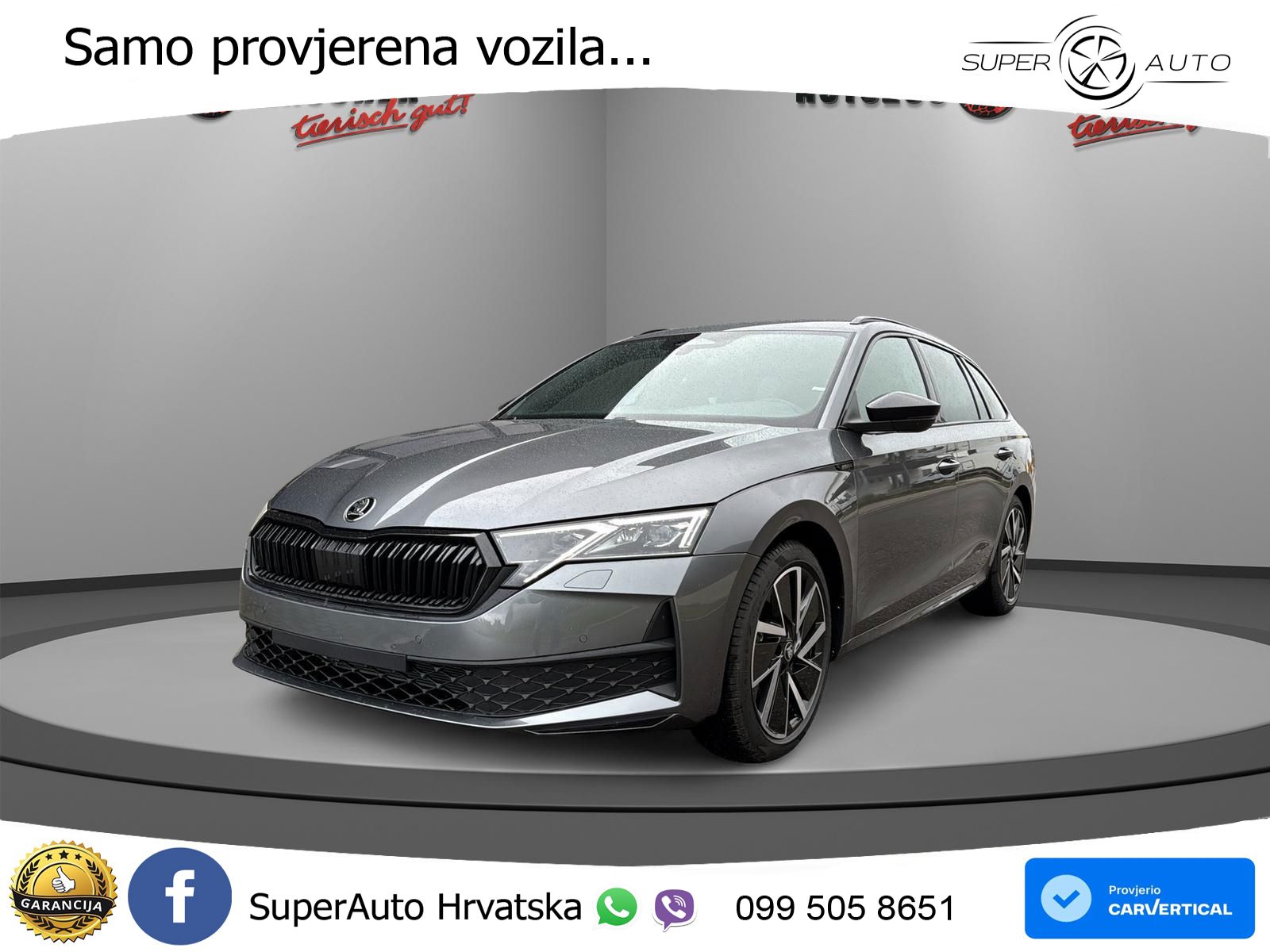 Škoda Octavia Combi 2.0 TDI (150 KS) DSG MATRIX+GR SJED+KAM