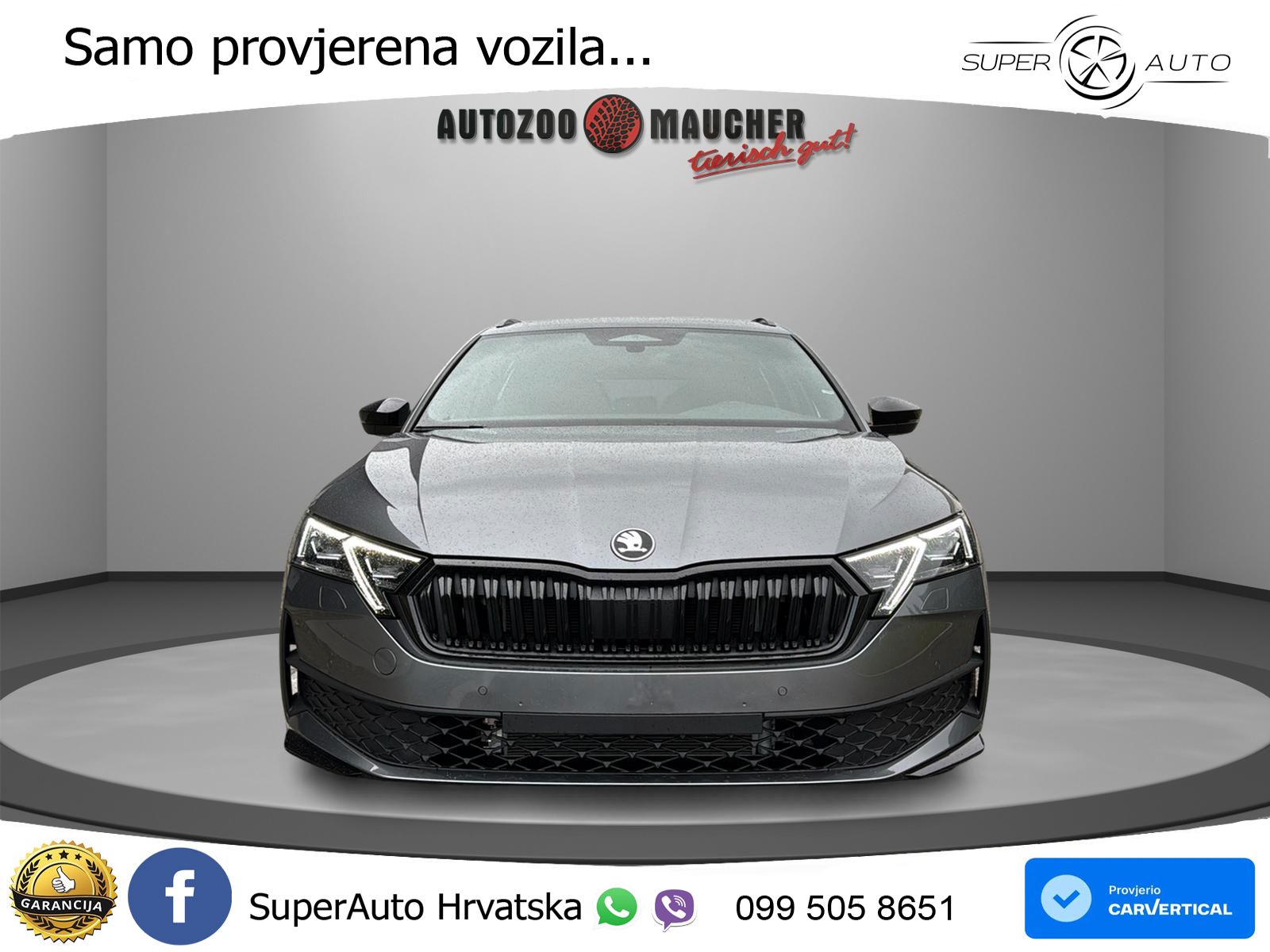 Škoda Octavia Combi 2.0 TDI (150 KS) DSG MATRIX+GR SJED+KAM