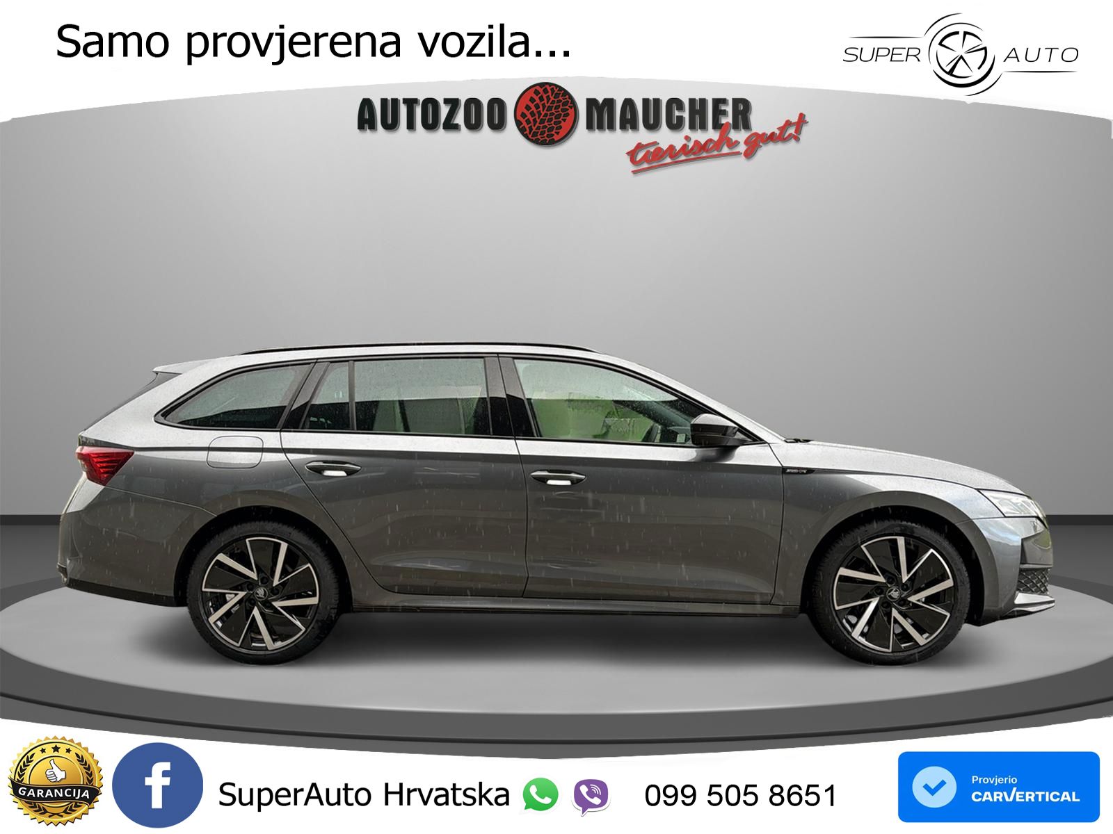 Škoda Octavia Combi 2.0 TDI (150 KS) DSG MATRIX+GR SJED+KAM