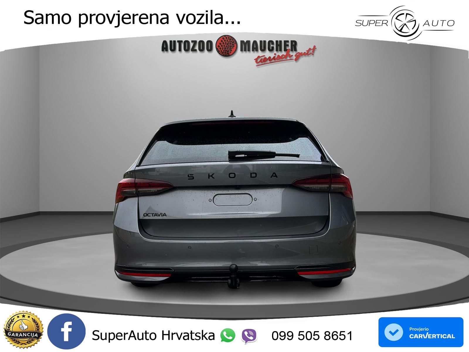 Škoda Octavia Combi 2.0 TDI (150 KS) DSG MATRIX+GR SJED+KAM