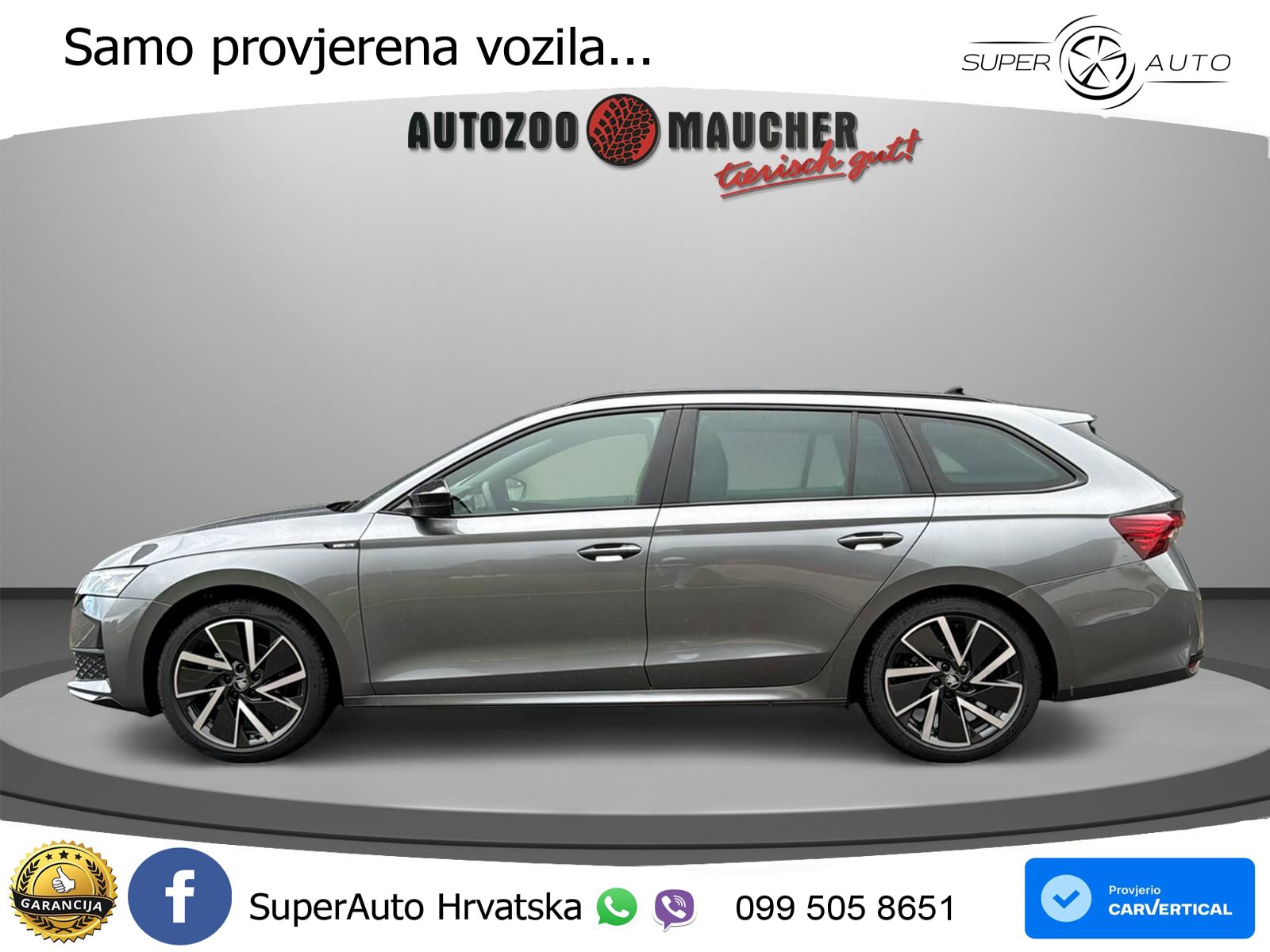 Škoda Octavia Combi 2.0 TDI (150 KS) DSG MATRIX+GR SJED+KAM