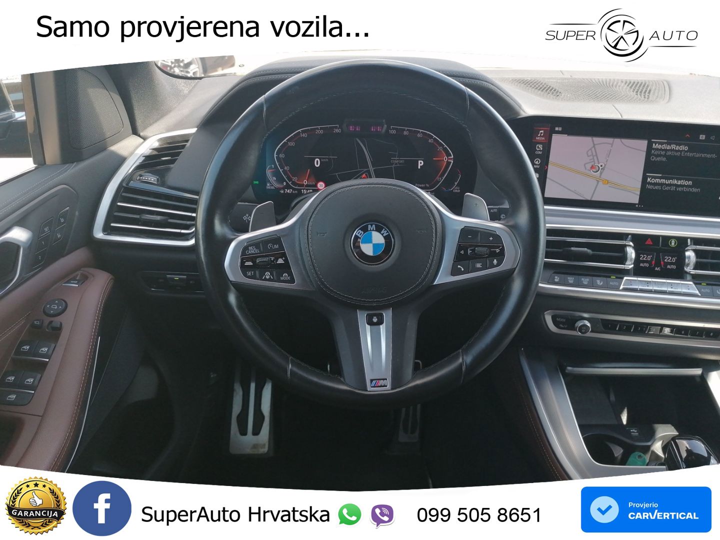 BMW X5 30d (286 KS) xDrive Steptronic ZRAČNI+ACC+4xGR SJED+KAM