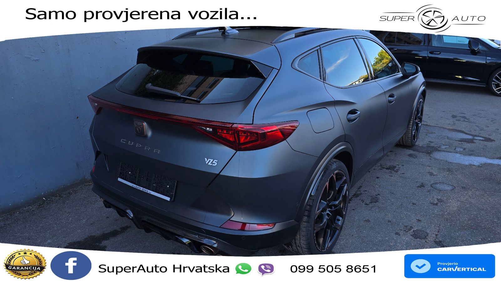 Cupra Formentor VZ5 2.5 TSI (390 KS) 4Drive DSG LED+GR SJED+ACC
