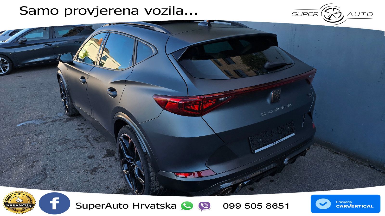 Cupra Formentor VZ5 2.5 TSI (390 KS) 4Drive DSG LED+GR SJED+ACC