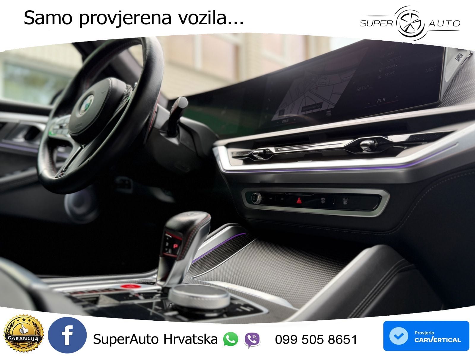 BMW XM 4.4 V8 (653 KS) xDrive Steptronic ACC+HEAD+4xGR SJED+360+PANO