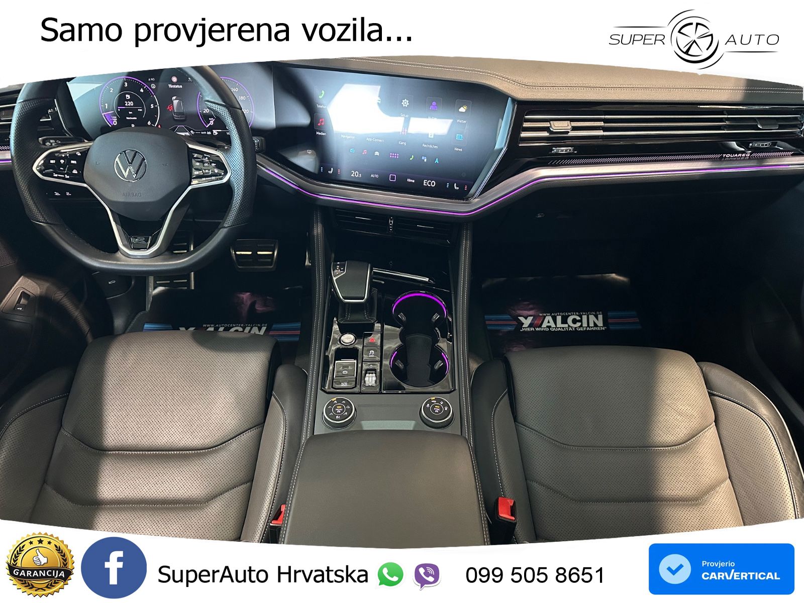 Volkswagen Touareg 3.0 V6 TDI (286 KS) 4MOTION Tiptronic R-Line LED+GR SJED+ACC