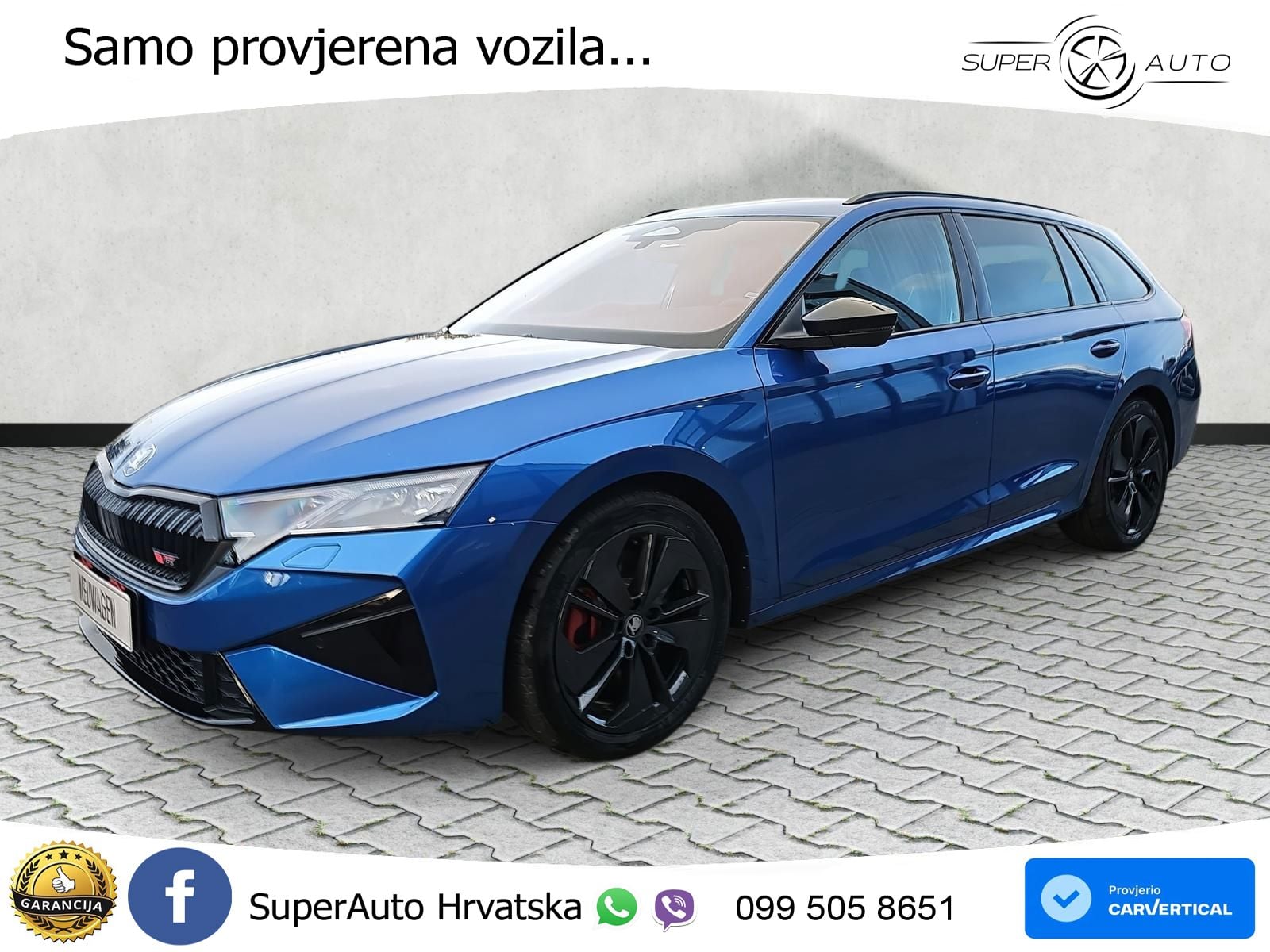 Škoda Octavia Combi RS 2.0 TSI (265 KS) DSG MATRIX+GR SJED+KAM