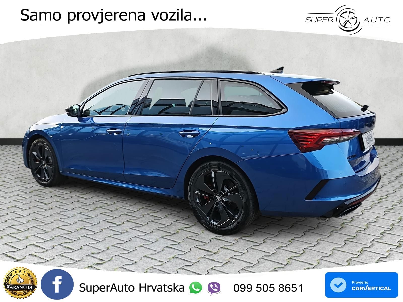 Škoda Octavia Combi RS 2.0 TSI (265 KS) DSG MATRIX+GR SJED+KAM