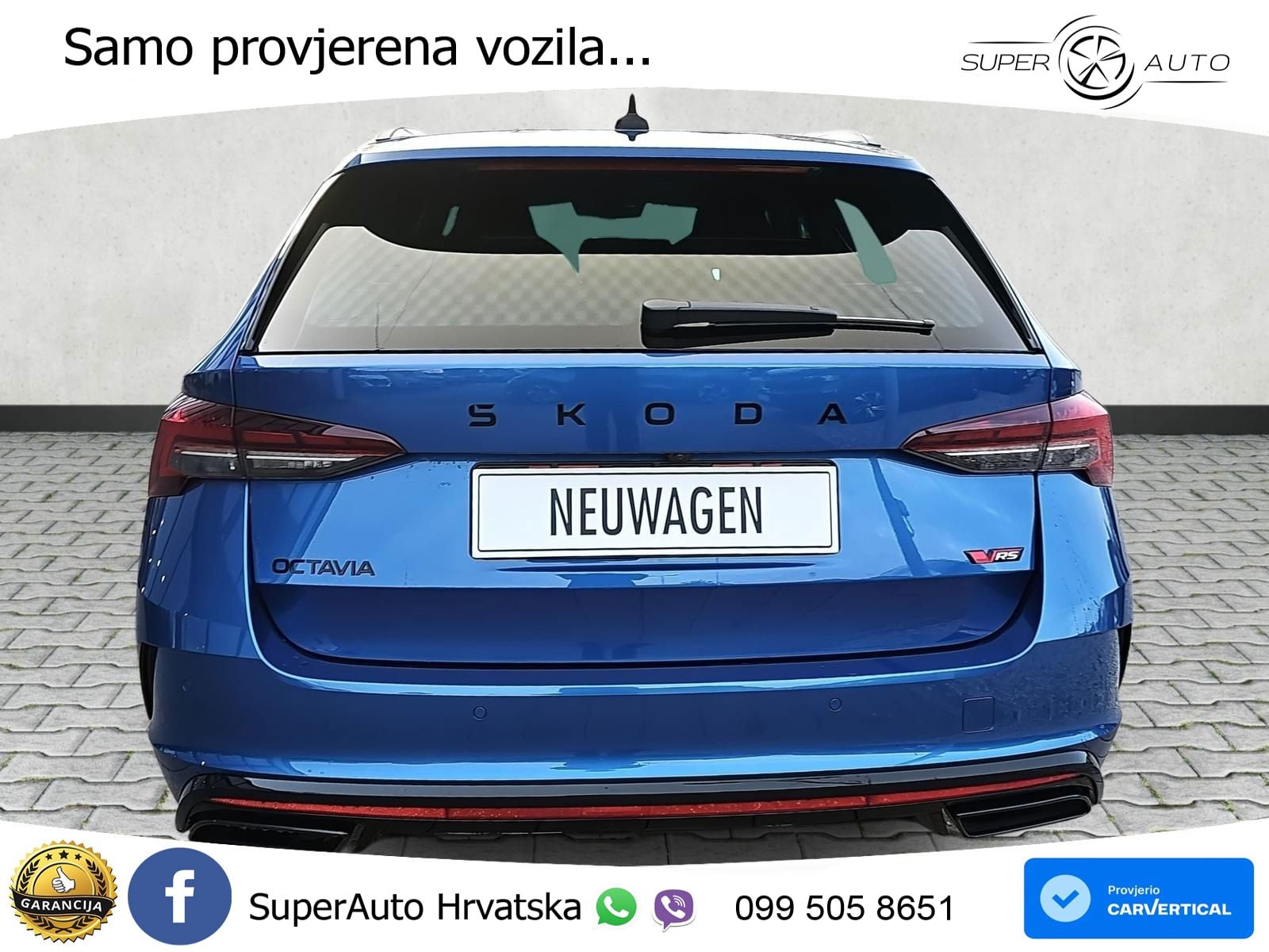Škoda Octavia Combi RS 2.0 TSI (265 KS) DSG MATRIX+GR SJED+KAM