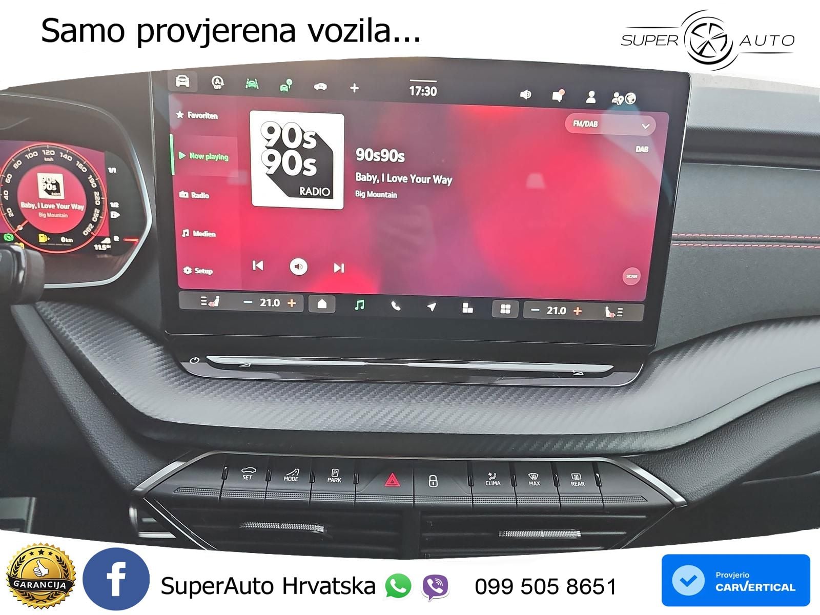 Škoda Octavia Combi RS 2.0 TSI (265 KS) DSG MATRIX+GR SJED+KAM