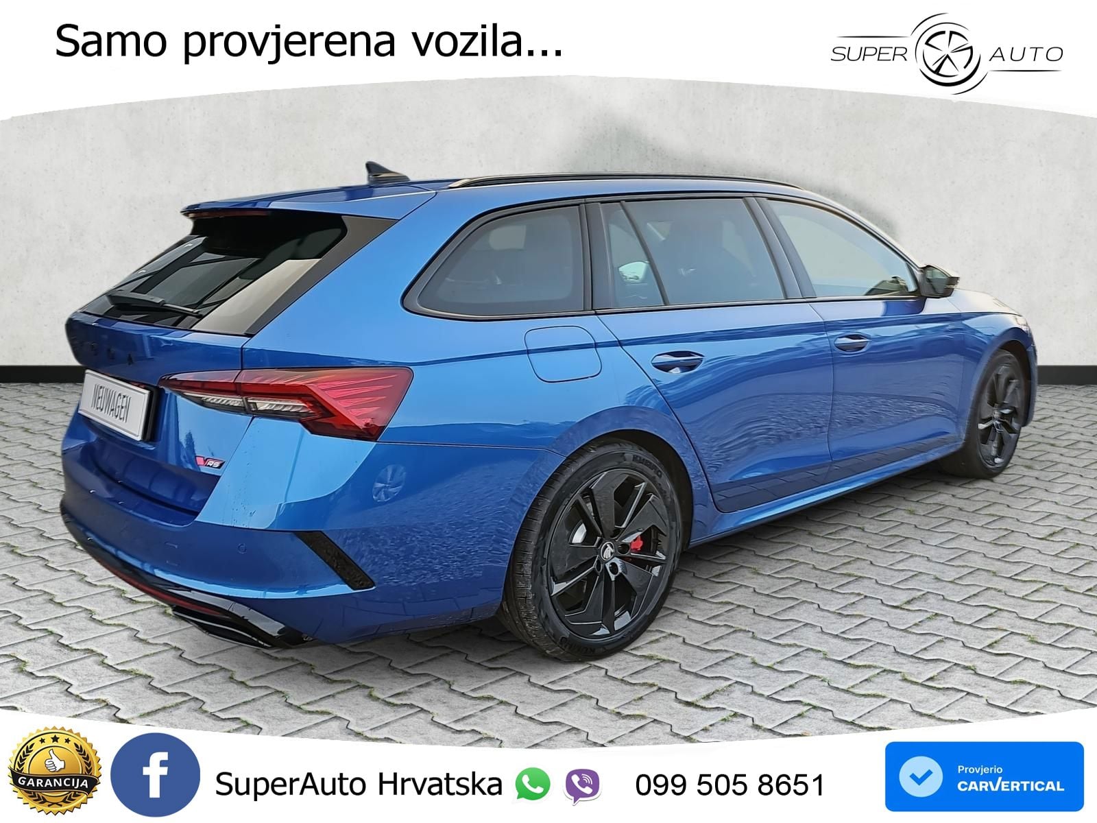 Škoda Octavia Combi RS 2.0 TSI (265 KS) DSG MATRIX+GR SJED+KAM
