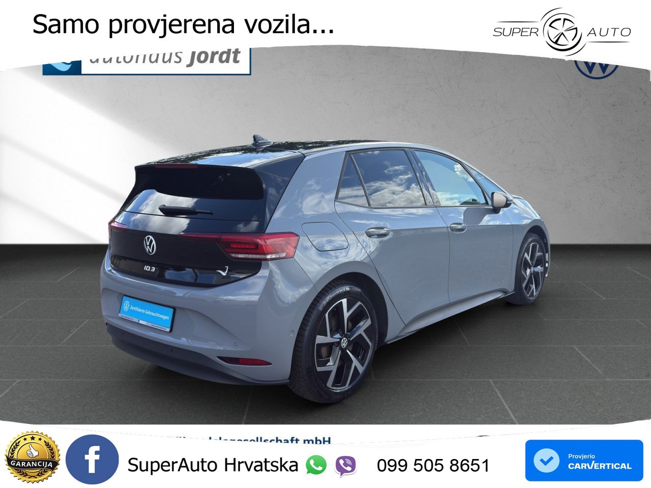 Volkswagen ID.3 Pro 62 kWh (204 KS) LED+GR SJED+ACC