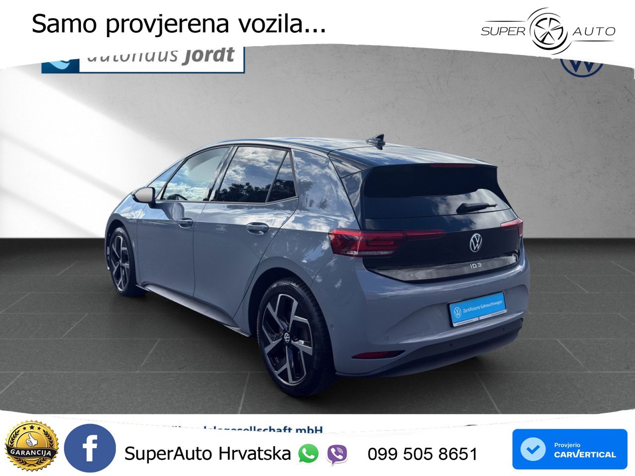 Volkswagen ID.3 Pro 62 kWh (204 KS) LED+GR SJED+ACC