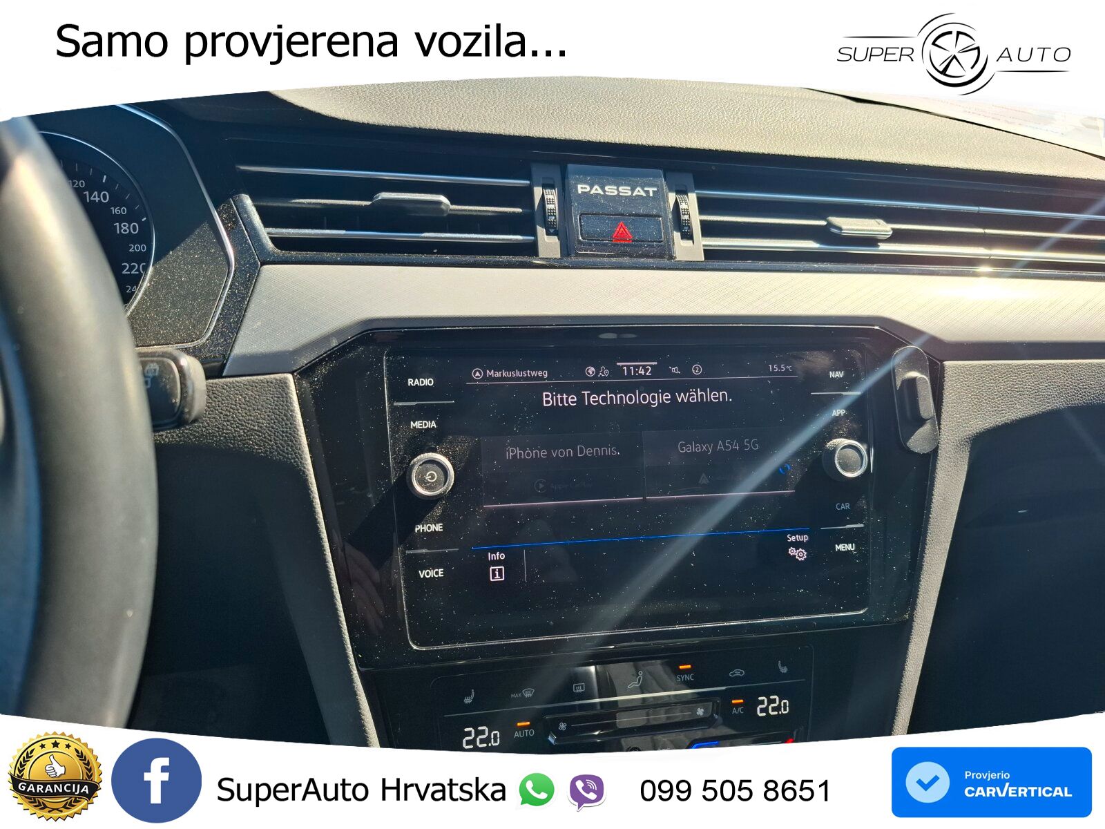 Volkswagen Passat Variant 2.0 TDI (150 KS) DSG Business LED+GR SJED+ACC