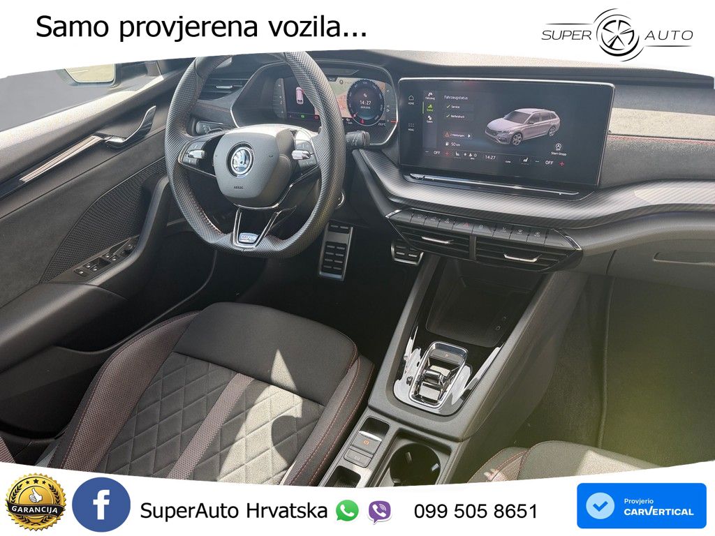 Škoda Octavia Combi RS 2.0 TDI (200 KS) DSG MATRIX+GR SJED+KAM