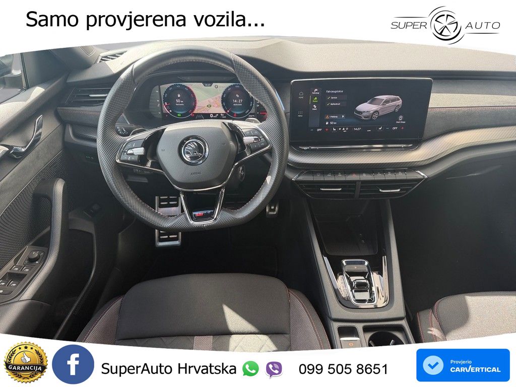 Škoda Octavia Combi RS 2.0 TDI (200 KS) DSG MATRIX+GR SJED+KAM